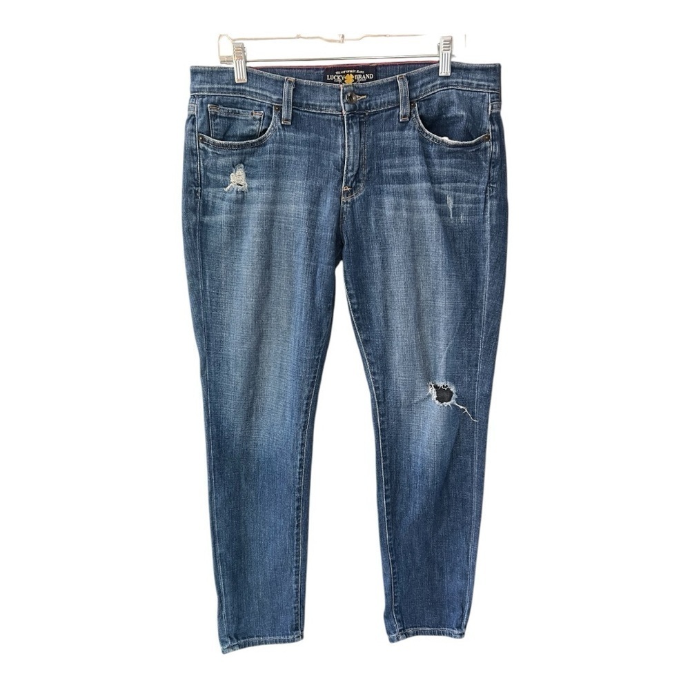 Lucky Brand Women’s Charlie Capri Distressed Jeans Size 12/31